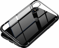 Baseus Magnetite hardware Apple iPhone Xs Max Védőtok - Átlátszó/Fekete
