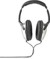 Nedis HPWD1200BK Vezetékes Fejhallgató - Ezüst/Fekete