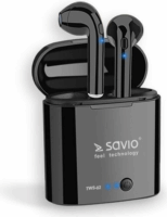 Savio TWS-02 Bluetooth Fülhallgató - Fekete