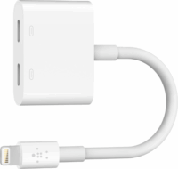 Belkin RockStar Lightning apa - 2x Lightning anya adapter 0.15m - Fehér