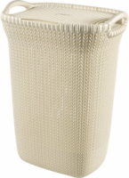 Curver Knit kötött hatású szennyestartó 57L - Krém