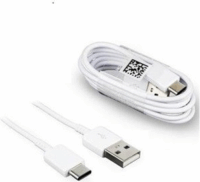Samsung USB-A apa - USB Type-C apa Adat- és gyorstöltő kábel 80cm - Fehér (ECO csomagolásban)