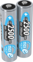 Ansmann maxE Ni-MH Újratölthető 2500mAh AA elem (2 db / csomag)