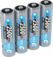 Ansmann maxE Ni-MH Újratölthető 2500mAh AA elem (4 db / csomag)