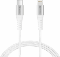 Sandberg USB-C apa - Lightning apa Adat- és töltőkábel 1m - Fehér