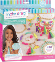 Make It Real Jewelry: Sikkes neon pom-pom szett