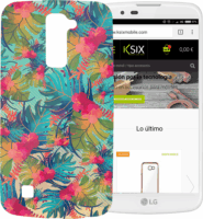 Ksix Flex LG K10 Tok - Mintás: Dzsungel