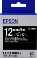 Epson LK-4BWV 12 mm x 9m Cimkekazetta Fekete/Fehér