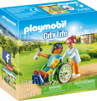 Playmobil City life 70193 Beteg kerekesszékben