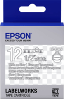 Epson LK-4TWN 12 mm x 9m Cimkekazetta Átlátszó/Fehér