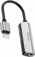 Baseus L52 3in1 Lightning apa - Lightning/3.5mm jack anya Adapter