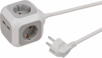 Brennenstuhl ALEA-Power 4-es elosztó USB-vel 1,4m