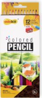Colokit Hatszögletű Színes ceruza készlet hegyezővel (12 db/csomag)