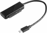 Akasa USB3.1 Type-C kábel 0.2m (SATA apa - USB3.1-C apa)