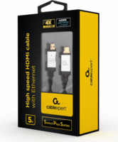 Gembird Select Plus Series HDMI - HDMI Nagy sebességű kábel Ethernettel 5m Szürke