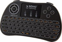 Savio KW-02 Wireless Billentyűzet + TouchPad ENG - Fekete