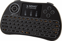 Savio KW-01 Wireless Billentyűzet + TouchPad ENG - Fekete