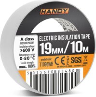 Handy 11096WH Szigetelőszalag - Fehér (10m)