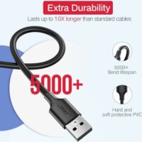 UGREEN Micro USB M - USB 3.0 M kábel 0,25m - Fekete