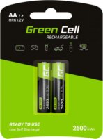Green Cell GR05 Ni-MH 2600mAh AA HR6 Ceruzaelem (2db/csomag)