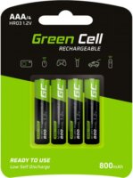 Green Cell GR04 Ni-MH 800mAh Újratölthető AAA HR03 Ceruzaelem (4db/csomag)
