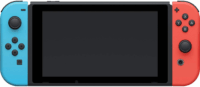 Nintendo Switch V2 + Neon Kék és Neon Piros Joy-Con