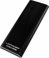 LC-Power LC-M2-C-NVME M.2 USB 3.1 Külső SSD ház - Fekete