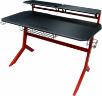 LC Power Gamer asztal - Fekete/piros