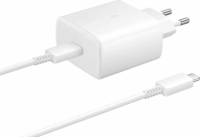 Samsung Hálózati USB-C Töltő 45W + USB-C kábel - Fehér (Utángyártott, OEM)