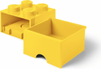 LEGO Brick Drawer 4 Tárolódoboz - Sárga