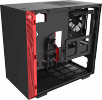 NZXT H210 Window Számítógépház - Fekete / Piros