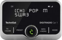 TechniSat 0000/3912 DigitRadio CAR 1 Rádio Fekete