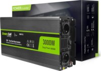 Green Cell INV15 Autós inverter tiszta szinuszhullám 12V / 3000W