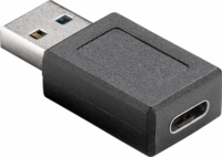 goobay USB-A apa - USB-C anya Adapter - Fekete