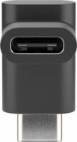 goobay USB-C anya - USB-C apa 90° Adapter - Fekete