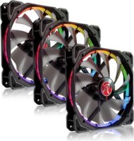 Raijintek Auras 14 RGB 140mm PWM rendszerhűtő + Vezérlő (3db/csomag)