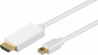 goobay Mini DisplayPort - HDMI Adapter kábel 2m Fehér