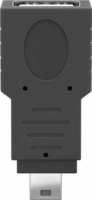 goobay USB 2.0-A anya - MiniUSB 2.0-B apa Adapter - Fekete