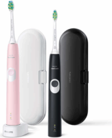 Philips HX6800/35 Sonicare ProtectiveClean Series 4300 szónikus fogkefe dupla szett - Rózsaszín/Fekete