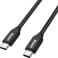 Unitek USB-C apa - USB-C apa Adat- és töltőkábel 2m - Fekete