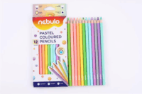 Nebulo hatszögletű Színes ceruza készlet Pasztell színek (12 db/csomag)