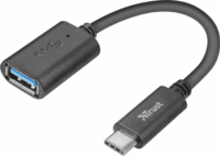 Trust USB-C apa - USB anya Adapter kábel 10cm - Fekete