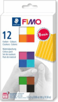 Staedtler FIMO Soft Basic Égethető gyurma 12x25g - Vegyes színek