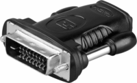 Goobay 68482 HDMI anya - DVI-D Apa Adapter Fekete