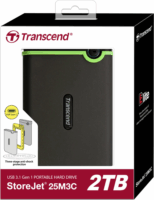 Transcend 2TB StoreJet 25M3C USB 3.0 Külső HDD - Vasszürke