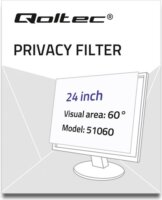 Qoltec 51060 GDPR 24" Betekintésvédelmi monitorszűrő