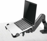 Maclean MC-836 11"-17" Notebook / Laptop tartó Asztali monitor állványhoz - Fekete