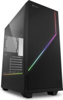 Sharkoon RGB Flow Számítógépház - Fekete