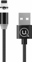 Usams USB - Mágneses Lightning Töltőkábel 1m - Fekete
