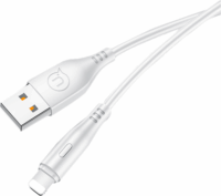 Usams USB2.0 - Lightning iPhone töltőkábel 1m - Fehér